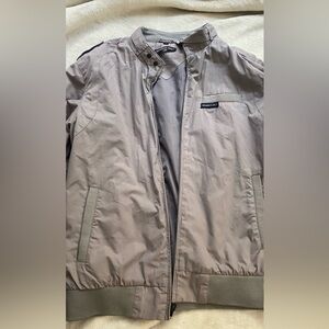 Member Only racer gray jacket.